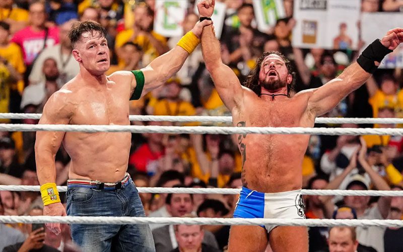 AJ Styles Shuts Down Rumor John Cena Called Their Entire Crown Jewel Match