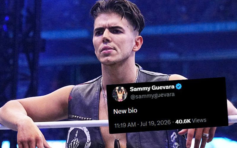 Backstage Reaction to Sammy Guevara Removing AEW from His Social Media Bio