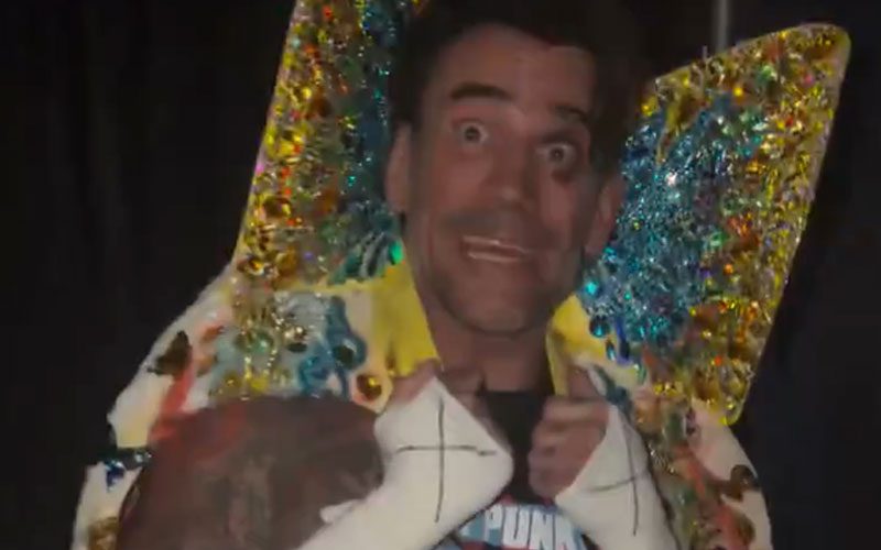 Charlotte Flair Walks In on CM Punk Wearing Her Robe Backstage at WWE Live Event
