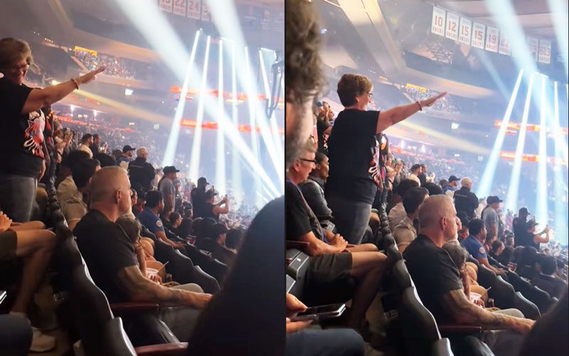 Fan Confronted After Giving Nazi Salute During GUNTHER’s Entrance at WWE Saturday Night’s Main Event