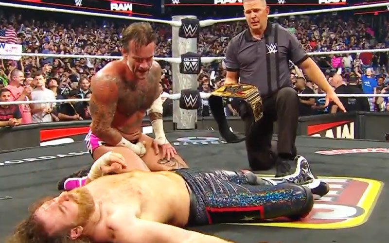 Fans Are Furious After CM Punk Ends Sami Zayn’s WWE Title Reign in Just 9 Days