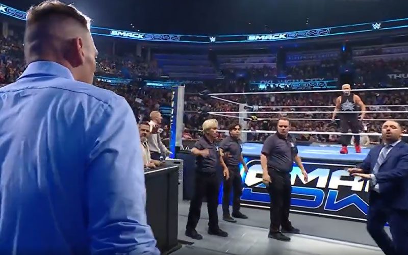 Footage Reveals What Happened After WWE SmackDown Was Abruptly Cut Off