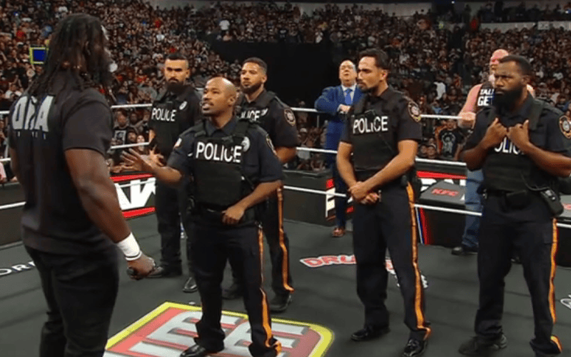 Oba Femi Destroys Police After Violating Brock Lesnar’s Restraining Order During 7/13 WWE RAW