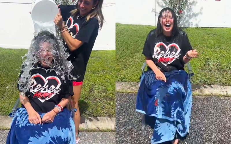 Rebel Takes ALS Ice Bucket Challenge as Britt Baker Helps Deliver the Coldest Surprise