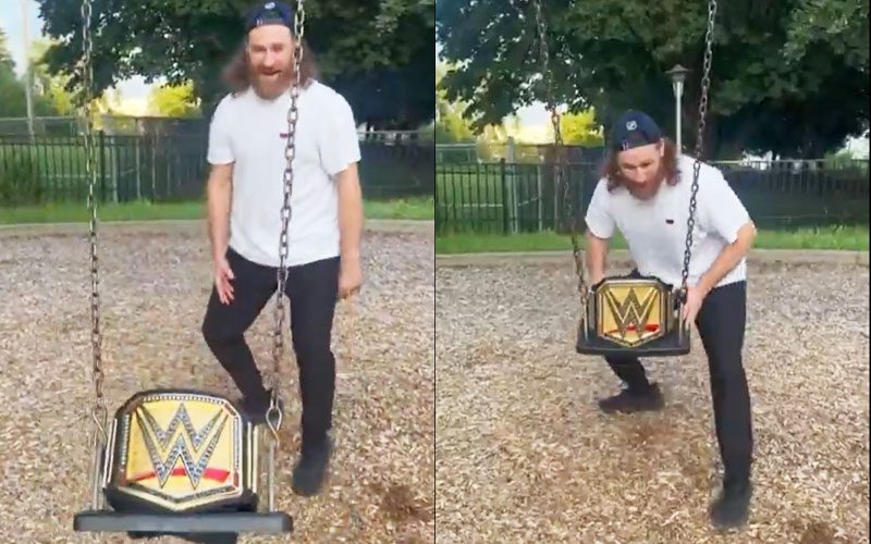 Sami Zayn Treats WWE Championship Like His Second Child Ahead of RAW Title Defense