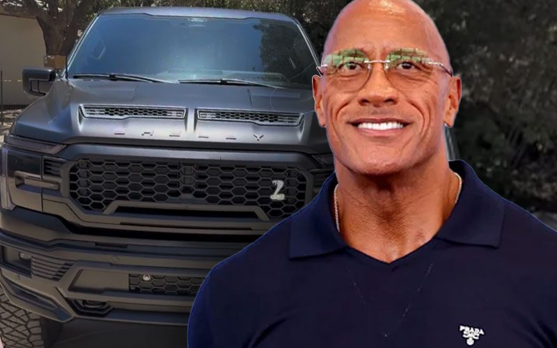 The Rock Shows Off New Custom Shelby Truck After Fresh Delivery