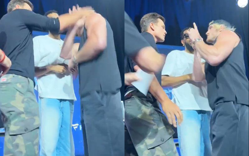 Tom Brady Slaps Logan Paul During Heated Confrontation at Fanatics Fest