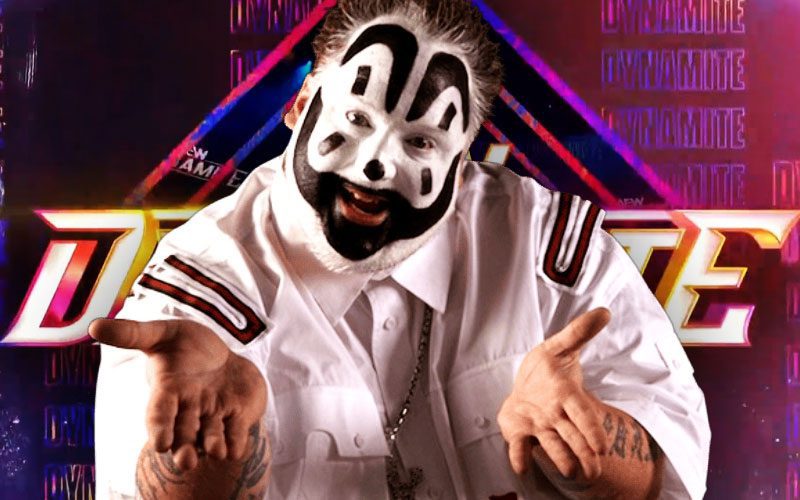 Violent J Backstage at AEW Dynamite in Detroit