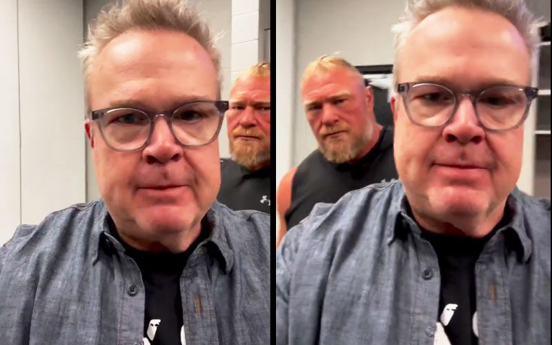 Eric Stonestreet Recreates Iconic Running Gag With Brock Lesnar After WWE SummerSlam
