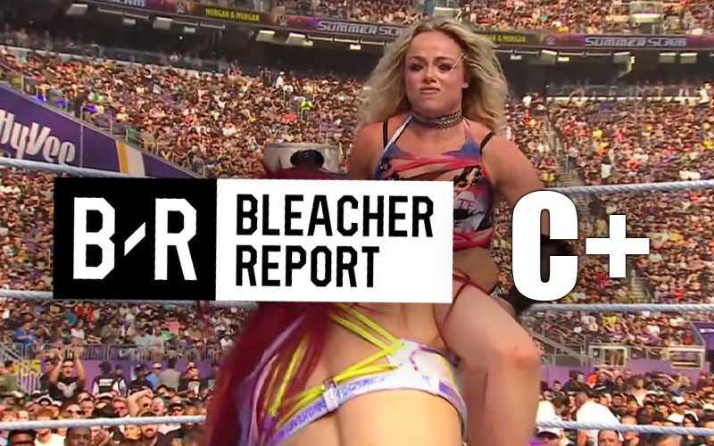 Fans Rip Bleacher Report Over C+ Grade for Liv Morgan vs. IYO SKY at SummerSlam