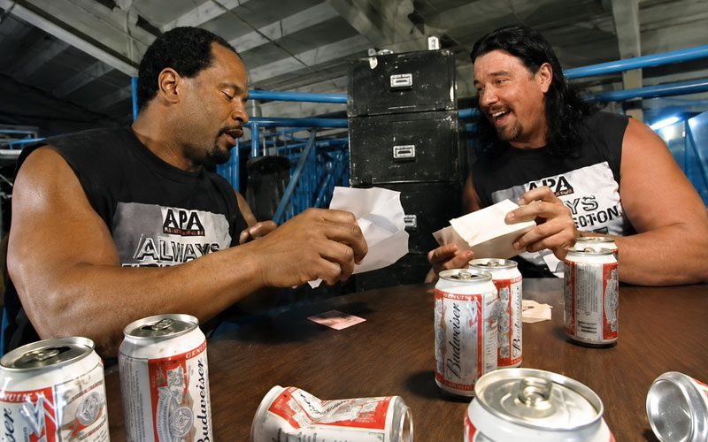 JBL and Ron Simmons Admit They Were Really Drinking During WWE APA Segments