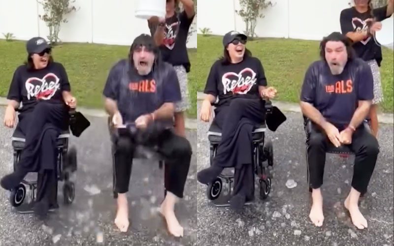 Mick Foley Takes on ALS Ice Bucket Challenge and Nominates The Rock
