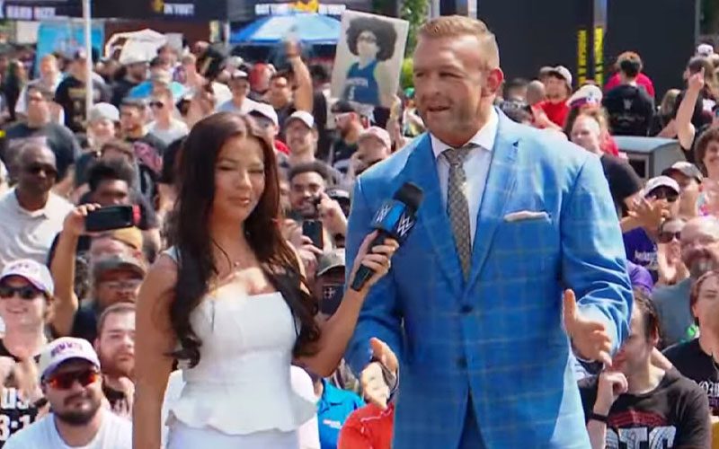 Nick Aldis Shows Up With Black Eye and Hand Cast After WWE SummerSlam Match