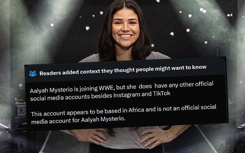 Fake Aalyah Mysterio Account Gets Slapped With Community Note Before Sliding Into Fans’ DMs