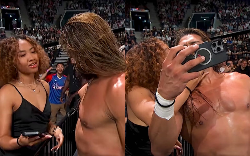 Identity of Woman Who Kissed Andrade at AEW Grand Slam France