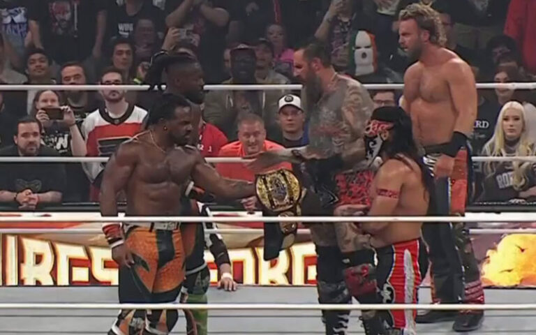 Swerve Strickland Refuses to Hand Over AEW Trios Titles After WrestleDream Loss